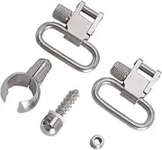 GOODTAC Quick Detachable Sling Swivels Split (0.55-0.57'') Band Accessories Silver Color Set