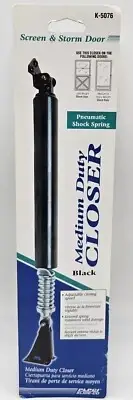 New Prime-Line PLPCI Slide-Co Medium Duty Closer Screen Storm Door Black K-5076