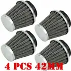 4 pcs Four 42MM POD AIR FILTERS FILTER KAWASAKI Z1 KZ900 KZ1000 GPZ1100 KZ 900