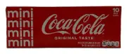 Coca Cola Mini Original Taste 10 Cans 7.5 fl oz (New) 90 Calories Per Serving