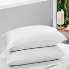 Bed Pillows Standard Size Set of 2 - Luxury Hotel Collection Down Alternative...