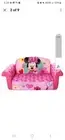 Marshmallow Furniture Kids 2-in-1 Flip Open Foam Sofa Bed, Minnie Mouse (Used)