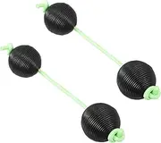 Kisangel Hand Tambourine Bells Nylon Percussion Instruments Egg for Boys and Girls