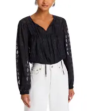 Cupio Lace Peasant Blouse