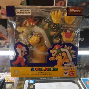 👾玩來玩具👾 SHF 魂商店 限定 Super Mario 超級瑪利歐 大魔王 Bowser 庫巴 日版 (拆擺過)