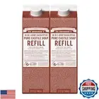 Dr. Bronner's Pure-Castile Liquid Soap Refill (Eucalyptus 32oz, Pack of 2)