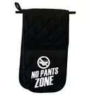 No Pants Zone - Novelty Double Mitt Oven Gloves Double Kitchen Chef BBQ Mitts