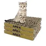 在飛比找遠傳friDay購物優惠-【毛孩王】AFU 3片入30x30x3cm台製貓抓板L30