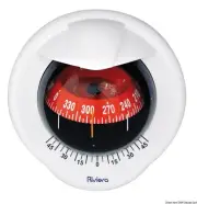 RIVIERA Pegasus Boat Marine Compass 4" 100mm White/Red with cover