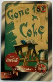 Coca Cola-Sprint 1996 Gone For A Coke $2 phone card
