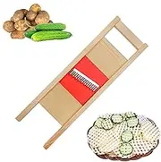 Potato Chip Slicer | Wavy Potato Slicer | Stainless Steel Potato French Fry Cutter Slicer, Vegetable Slicer, Kitchen Chopping Artifact