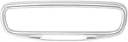 Replacement Covers Car Inner Rearview Mirror Decoration Cover ABS Interior Accessories For Grand Cherokee 2017-2022 (Color : Silver, Size : 1)