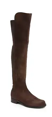 Stuart Weitzman Boots 5 B Walnut 5050 Over Knee Boots Leather Brown