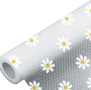 60cm x 500cm Non Slip Drawer Liner, Non Adhesive Cupboard Kitchen Drawer Liners with Modern Pattern,Plastic EVA Protector Mat for Storage Drawers, Kitchen Shelf, Pantry Shelf,Cabinet