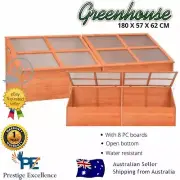 Greenhouse Garden Shed Plant Storage Green House Cover Mini Outdoor Wood Planter