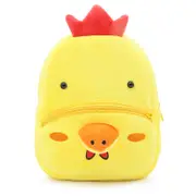 ANYKIDZ 3D Yellow Chick School Backpack Cute Animal With Cartoon Designs Children Toddler Plush Bag For Baby Girls and Boys