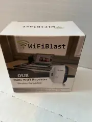 WiFi Blast Wireless Repeater Wi-Fi Range Extender 300Mbps Amplifier Booster 300m