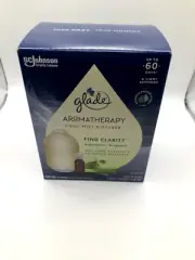 Glade Aromatherapy Cool Mist Diffuser-Find Clarity-lemongrass/bergamot