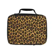 Leopard Lunch Bag, leopard print, animal lover, Travel accessory, Christmas gift