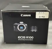 Canon EOS R100 4K Camera w/ RF-S 18-45mm F/4.5-6.3 IS STM Lens Kit