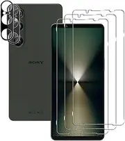 [Rnnmeeko] Screen Protector for Sony Xperia 1 Vi, 3 + 2 Pieces Camera Screen Protector for Sony Xperia 1 Vi Film, 9H Hardness Camera Protection Glass Screen Protector for Sony Xperia 1 Vi