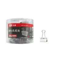 在飛比找momo購物網優惠-【SDI 手牌】銀色長尾夾10入 232T 51mm 開學文