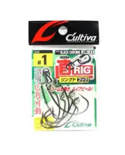 Owner JR-11 Jika Rig Ringed Worm Hook Size 1 (7897)