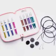 KnitPro "Zing" Interchangeable Knitting Needle Tips - Special Set of 8 (40cm)