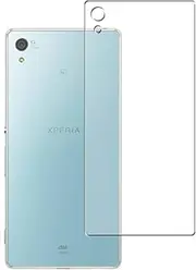 [Puccy] 2 Pack Back Screen Protector Film, compatible with Sony Xperia Z4 SO-03G / SOV31 / 402SO TPU Guard Cover （ Not Tempered Glass/Not Front Screen Protectors）