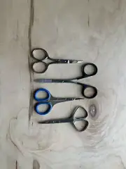 Lot 128 Assorted Small Embroidery Scissors Mini Tool Straight Scissor (4 Pairs)