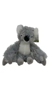 Meijer Dog Toy Plush Grey Koala