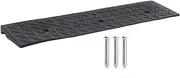 Rubber Curb Ramps, 4In Lift Height, 22,000 Lbs Heavy Duty Auto Threshold Ramp, Slope Ramp for Loading Dock, Garage, Sidewalk, Truck, Scooter, Bike, Wheelchair