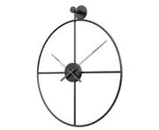 Nordic Minimalist Living Room Metal Fashion Style Wall Clock Creative Clock Fashion Iron Clock-40CM