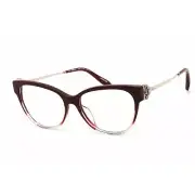 Chopard Women's Eyeglasses Shiny Red Gradient and Light Pink Frame VCH325S 0AQ8