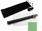 Portable Mini Pocket Saxophone with Carrying Bag, Little Sax Woodwind Instrument for Music Lovers (Black)