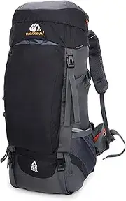 Travel Backpack for Women Men - 65L Hiking Backpack Multiple Pockets Waterproof Outdoor Sport Large Travel Daypack for Men Women Camping Trekking Touring
