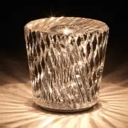 Xtal Becrux Crystal Becrux Cordless Table Lamp Ambientec Solid Glass JAPAN NEW