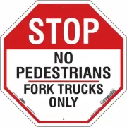 Condor Safety Sign,24 inx24 in,Polyethylene 476N15 Condor 476N15 0194484191887