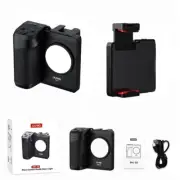 Handheld Tooth Mobile Camera Handle Button Phone Tripod Mount Holder8534
