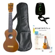 Ukulele Famous FS-6SCT Soprano 2022-23 Model Mahogany Solid Top & Accessories
