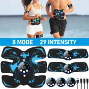 Wireless ABS Stimulator EMS Toner Massager Abdominal Trainer Muscle Fitness Kit