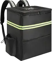 B Baosity Food Delivery Backpack Insulated Backpack Adjustable Shoulder Straps Thermal Bag Cooling Bag for Outdoor Traveling Camping