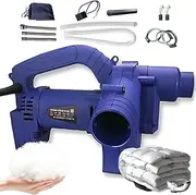 Electric Down Filling Machine, 1200W Blowing and Sucking Dual-Purpose Down Machine with Foot Control Switch, 6 Speed Adjustment, for Refurbishment, Filling Down Jackets, Duvets