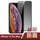 iPhone11ProMax 保護貼手機高清防窺絲印9H玻璃鋼化膜(11promax鋼化膜 11promax保護貼)