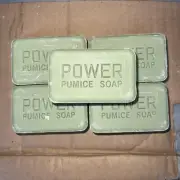 Five (5) Power Pumice Unwrapped Bar Soap.