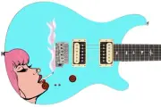 Guitar Skin Wrap Axe Re-Skin Electric Pop Rock Backstage Bella Groupie Girl 1214