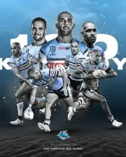 CRONULLA SHARKS NRL RUGBY CHAMPION TEAM PLAYER POSTER,BARGAIN,FREE POST,1