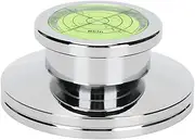 Turntable Stabilizer for Record Players, Turntable Disc Record Stabilizer Clamp, Vibration Reducer for Audiophiles | DJ Users | Fans for Vibration Balanced(Silver)