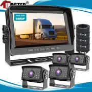 AHD 1080P Backup Camera System Kit 9" Monitor DVR for Truck Caravan Reversing