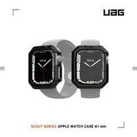 在飛比找momo購物網優惠-【UAG】Apple Watch 41mm 耐衝擊保護殼-黑